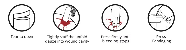 Chitosan Hemostatic Gauze