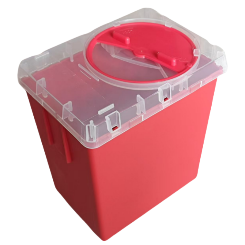 Medical Disposable Home Use Needle Disposal Containers 2 Quart Sharps Container