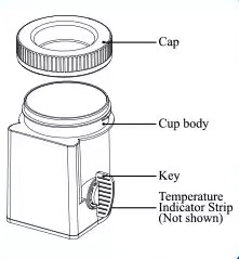 DOA Quick Cup Multi-drug Rapid Test Cup with Key