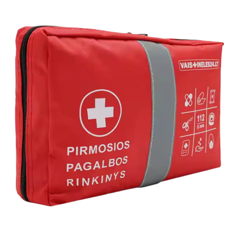 Lithuania Standard Nylon Bag Vehicle Emergency Kit