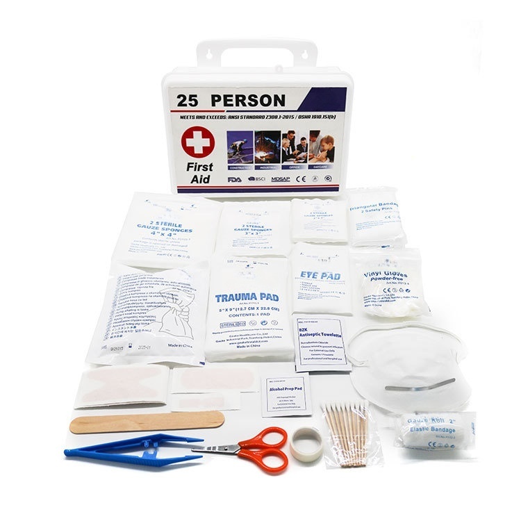 Americal OSHA Approved Plastic / Metal Industrial First Aid Kit Americal OSHA Approved Plastic / Metal Industrial First Aid Kit