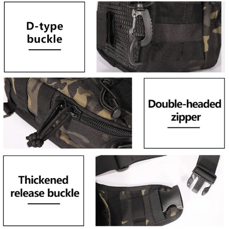 Every Day Carry Sport Military Tactical Sling Shoulder Backpack Cross Body Chest Bag