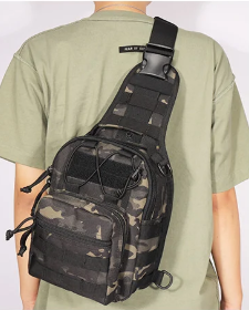 Every Day Carry Sport Military Tactical Sling Shoulder Backpack Cross Body Chest Bag
