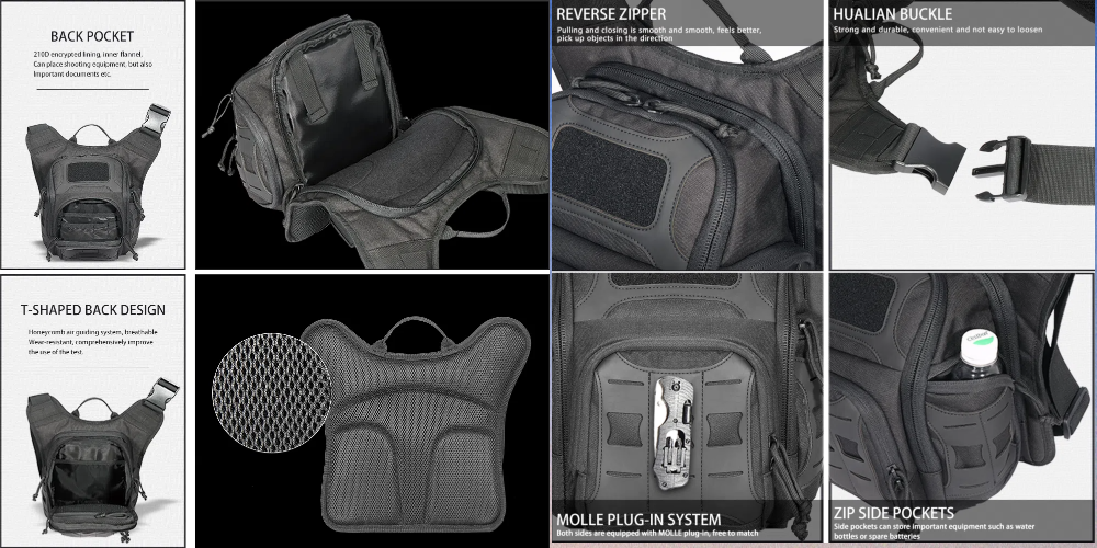 15L Tactical Sling Bag Military Single Shoulder Backpack Cross-body Bag Chest Bag 15L Tactical Sling Bag Military Single Shoulder Backpack Cross-body Bag Chest Bag