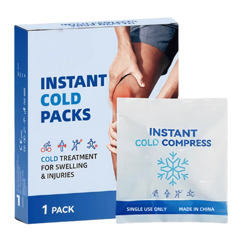 First Aid Single Use Cold Compress Therapy Instant Ice Pack for Injuries Instant Cold Pack