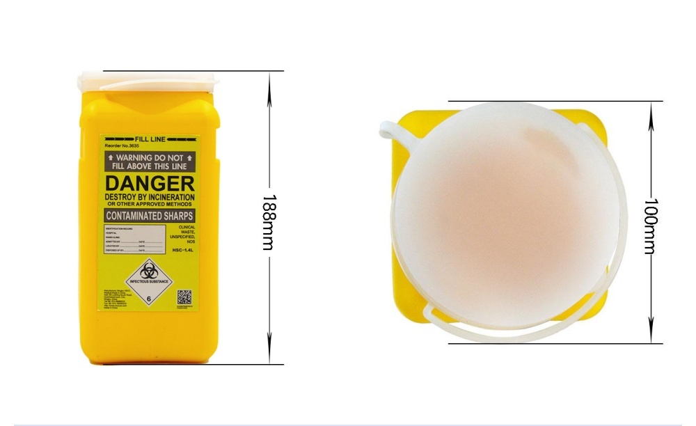 Australian 1.4L sharps container Australian 1.4L sharps container