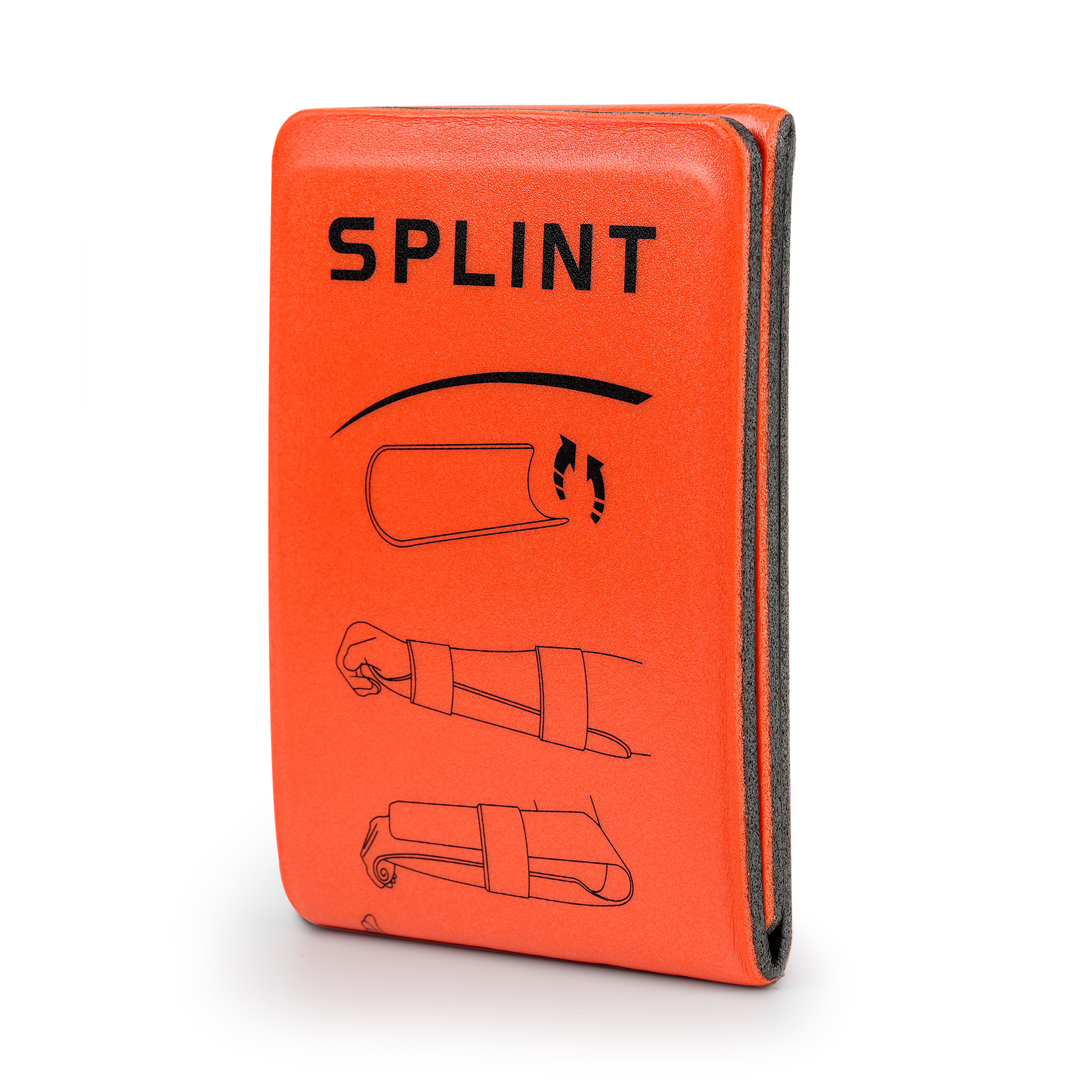 folded first aid splint