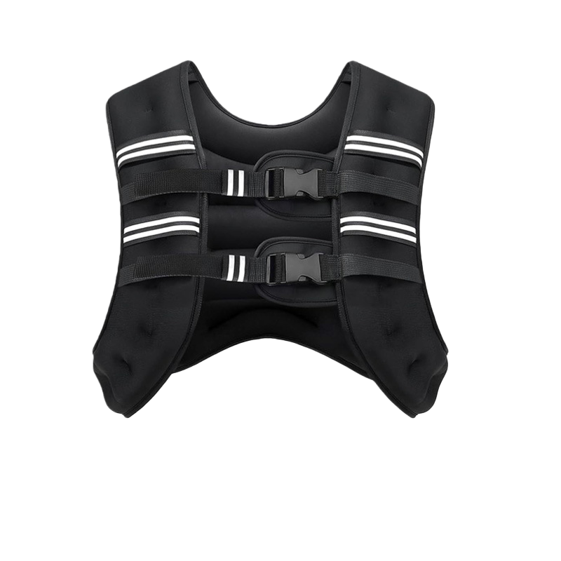 6lb/8lb/12lb/16lb/20lb/25lb/30lb Weight Vest with Reflective Stripe